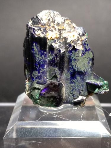 Azurite, Malachite<br />Mina Tsumeb, Tsumeb, Región Otjikoto, Namibia<br />30 x 25 mm<br /> (Author: Sante Celiberti)