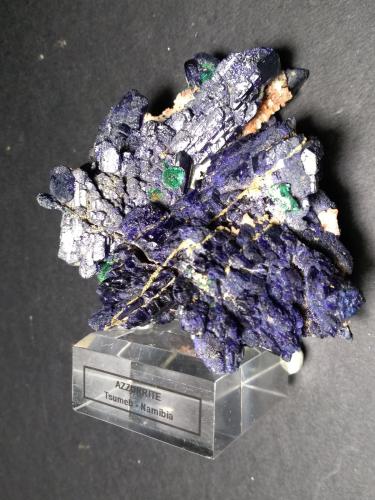 Azurite, Malachite<br />Mina Tsumeb, Tsumeb, Región Otjikoto, Namibia<br />85 x 75 mm<br /> (Author: Sante Celiberti)