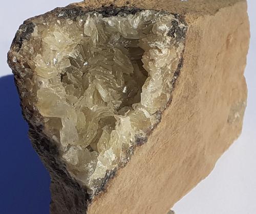 Calcite<br />Kamsdorf, Unterwellenborn, Distrito Saalfeld-Rudolstadt, Turingia/Thüringen, Alemania<br />10 x 8 cm<br /> (Author: Volkmar Stingl)