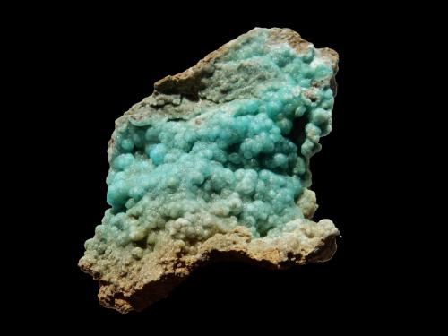 Hemimorphite<br />Mina Kafang, Gejiu, Prefectura Honghe, Yunnan, China<br />67 mm x 27 mm x 22 mm<br /> (Author: Dany Mabillard)