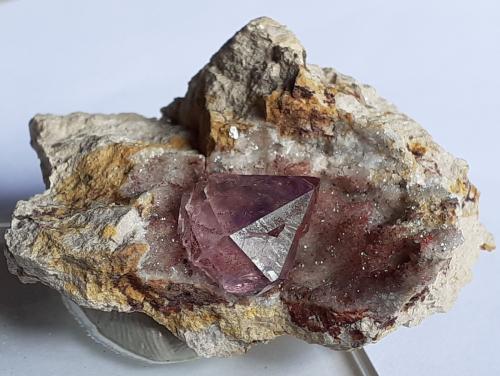 Quartz (variety amethyst)<br />Sonora, México<br />5 x 3,5 cm<br /> (Author: Volkmar Stingl)