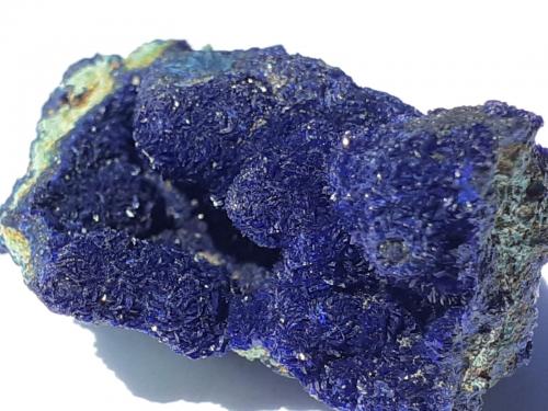 Azurite<br />Bisbee, Distrito Warren, Montes Mule, Condado Cochise, Arizona, USA<br />3 x 2 cm<br /> (Author: Volkmar Stingl)