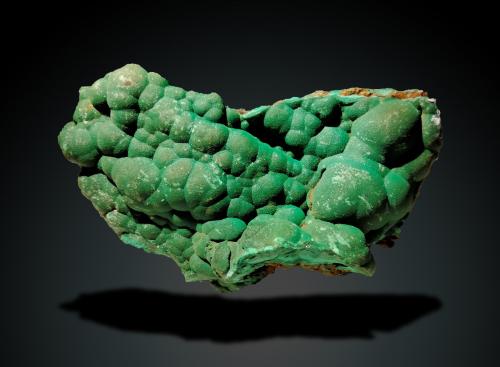 Malachite<br />Mina L'Etoile du Congo, Lubumbashi (Elizabethville), Cinturón de cobre de Katanga, Haut-Katanga (Shaba), República Democrática del Congo (Zaire)<br />74 mm x 43 mm x 36 mm<br /> (Author: Firmo Espinar)