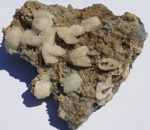 Calcite, Siderite<br />Zona minera Cavnic, Cavnic, Maramures, Rumanía<br />10 x 9 cm<br /> (Author: Volkmar Stingl)
