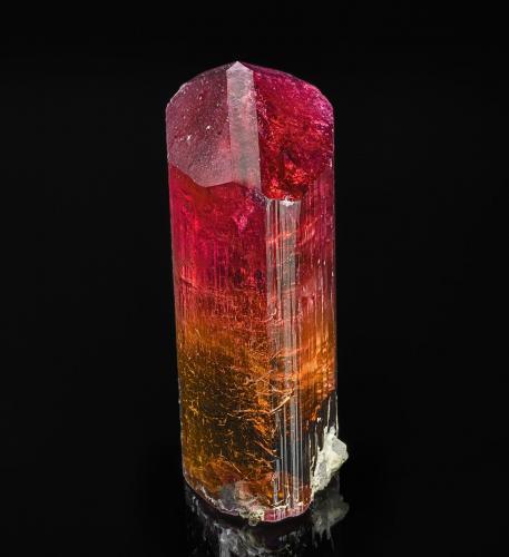 Elbaite<br />Malkhan (Malchan), Krasnyi Chikoy, Zabaykalsky Krai, Rusia<br />5.1 x 2.0 cm<br /> (Author: am mizunaka)