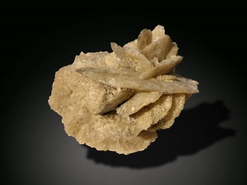 Calcite after Gypsum<br />Barranco de Los Cazadores, Rivas-Vaciamadrid, Comarca Área metropolitana de Madrid, Comunidad de Madrid, España<br />75 mm x 63 mm x 62 mm<br /> (Author: Firmo Espinar)