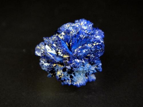 Azurita<br />Mina Poderosa, El Campillo, Comarca Cuenca Minera, Huelva, Andalucía, España<br />2 x 1,6 cm.<br /> (Autor: Antonio P. López)