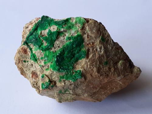 Conichalcite<br />Mina Gold Hill, Gold Hill, Distrito Gold Hill, Condado Tooele, Utah, USA<br />4,5 x 3,5 cm<br /> (Author: Volkmar Stingl)