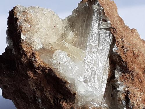 Aragonite<br />Depósito de magnesita, Bürglkopf, Hochfilzen, Distrito Kitzbühel, Tirol Norte, Tirol, Austria<br />large xl 4,5 cm<br /> (Author: Volkmar Stingl)