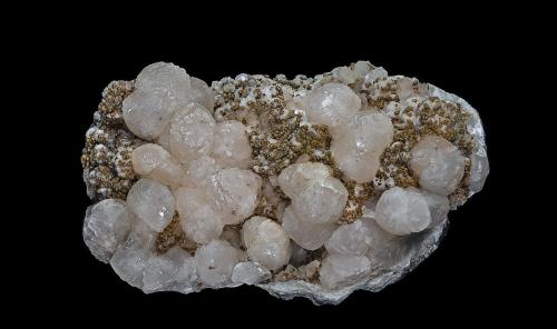 Calcite, Siderite<br />Zona minera Cavnic, Cavnic, Maramures, Rumanía<br />10.2 x 6.2 cm<br /> (Author: am mizunaka)