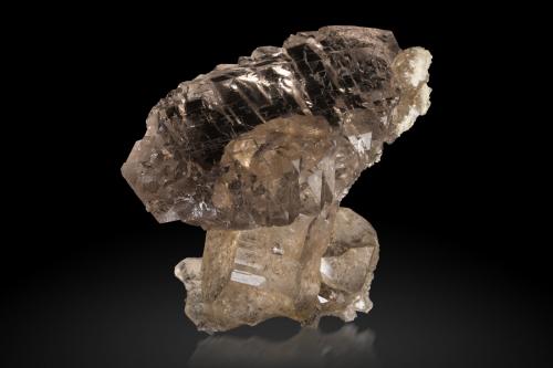 Quartz<br />Valle Val, Tujetsch (Tavetsch), Valle Vorderrhein, Grisones (Grischun; Graubünden), Suiza<br />10 x 7 x 7 cm / main crystal: 9.2 cm<br /> (Author: MIM Museum)