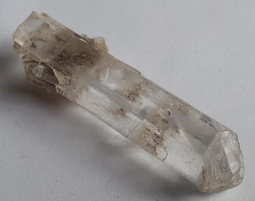 Gypsum (variety selenite)<br />Pozo Klein-Steimke, Königslutter am Elm, Helmstedt, Baja Sajonia/Niedersachsen, Alemania<br />5,5 x 1,5 cm<br /> (Author: Volkmar Stingl)