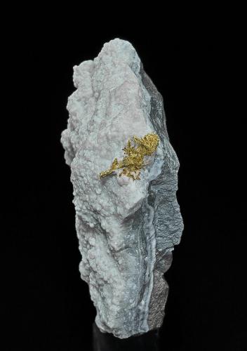 Gold<br />Fire Creek Mine, Joyce vein, Crescent Valley, Lander County, Nevada, USA<br />9.0 x 7.0 cm<br /> (Author: am mizunaka)