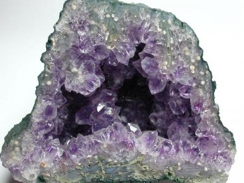 Amethyst with cristobalite - Brazil.JPG (Author: John S. White)