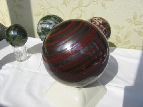 Handmade Jasperlit sphere, 140mm (Author: farmukanx)