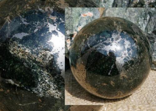 Handmade  Pyrrhotite sphere, 65mm (Author: farmukanx)