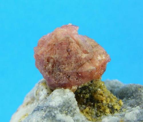 Espinela rosa
Sierra de Mijas - Málaga - Andalucía - España
Detalle -  Cristal de 2.5 cm (Autor: Diego Navarro)