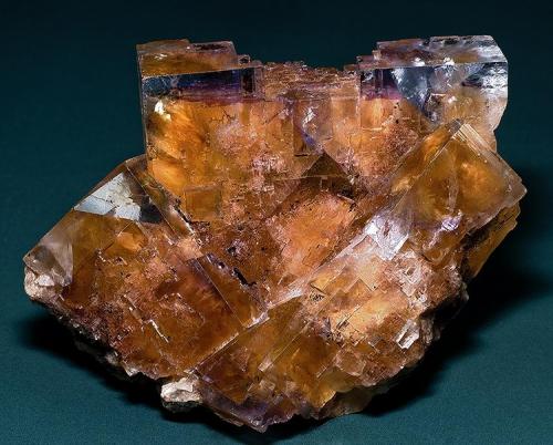 Fluorite
Cave-in-Rock, Hardin Co., Illinois
Specimen size 9.2 x 6.8 cm. (Author: am mizunaka)