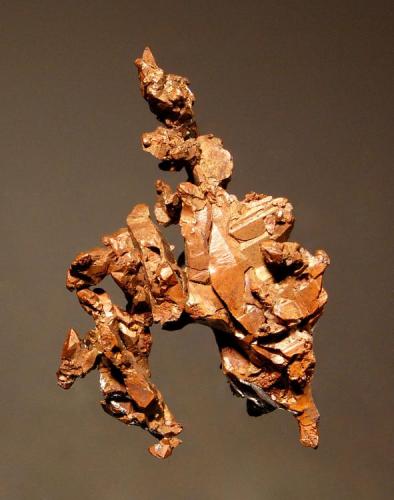 Copper
Relistian Mine, Gwinear, Cornwall, England
2.9 x 4.2 cm.
Back side of the above specimen. (Author: crosstimber)