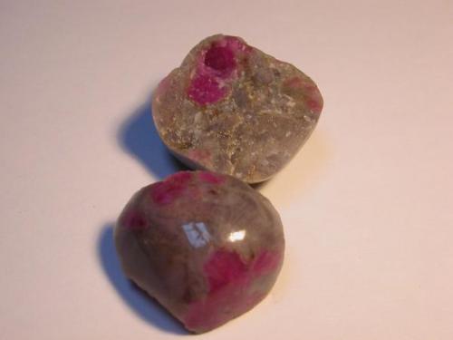 Cordierite and ruby corundum nodule (Author: John S. White)