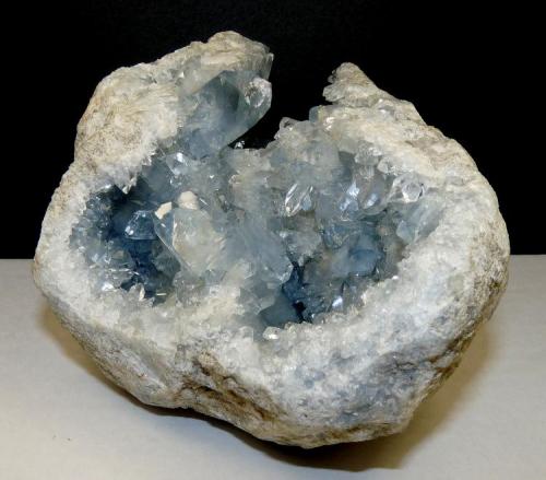 Celestite
Madagascar
153 x 115 mm
Same specimen as above. (Author: Pierre Joubert)