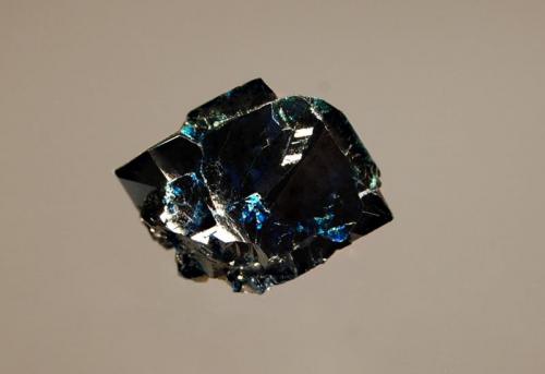 Lazulite
Cross Cut Creek, Dawson District, Yukon Territory, Canada
1.5 x 1.7 cm.
Dark blue lustrous lazulite crystal group. (Author: crosstimber)