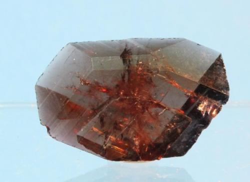 Axinite-Fe
Puiva Mount, Saranpaul, Tyumenskaya Oblast’, Russia
2.8 x 2.0 cm (Author: Don Lum)