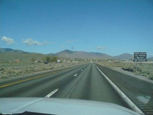 Leaving Reno and heading North. (Author: John S. White)