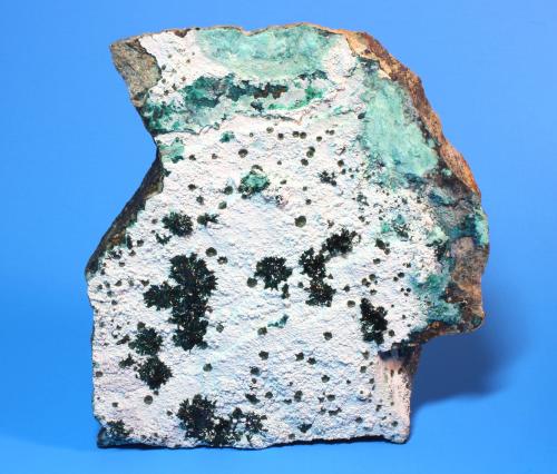 Atacamite<br />Mina La Farola, Cerro Pintado, Distrito Las Pintadas, Tierra Amarilla, Provincia Copiapó, Región Atacama, Chile<br />20 x 18 x 4.0 cm<br /> (Author: Don Lum)