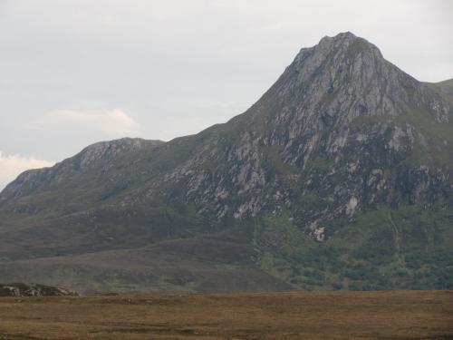 Ben Loyal, Sutherland, Scotland
’The Great North Face’ - Sgor Chaonasaid, from the west. The precipice is approximately 400m high. (Author: Mike Wood)