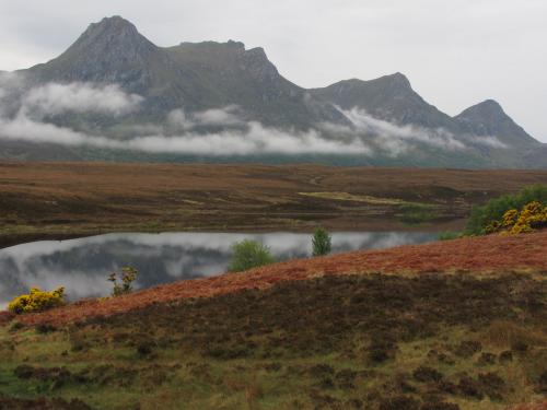 Ben Loyal, Sutherland, Scotland
View of the mountain from the west side, from where I was camping a few miles away. (Author: Mike Wood)