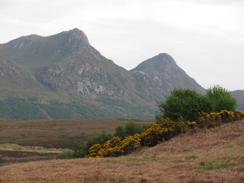 Ben Loyal, Sutherland, Scotland
Part of Ben loyal, from the west. (Author: Mike Wood)