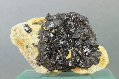 Casiterita<br />Viloco Mine, San Antonio Section, Loayza Province, La Paz Department, Bolivia<br />75x50 mm<br /> (Autor: Juan Espino)