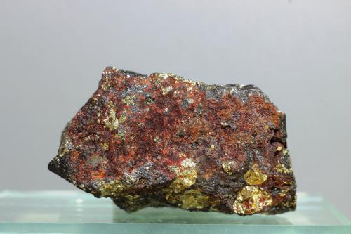 Greenockita<br />Uncía, Provincia Rafael Bustillo, Departamento Potosí, Bolivia<br />27x16 mm<br /> (Autor: Juan Espino)