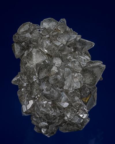 Calcite, Pyrite, Marcasite<br />Mina Conco, North Aurora, Condado Kane, Illinois, USA<br />8.0 x 6.5 cm<br /> (Author: am mizunaka)