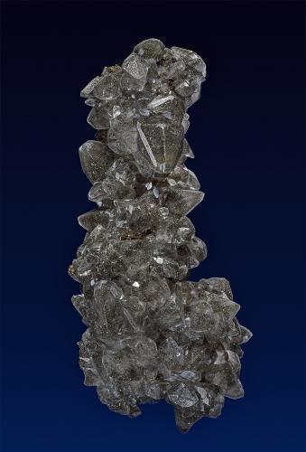 Calcite, Pyrite, Marcasite<br />Mina Conco, North Aurora, Condado Kane, Illinois, USA<br />13.0 x 6.0 cm<br /> (Author: am mizunaka)