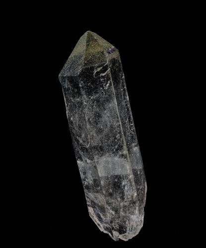 Quartz, Chamosite<br />Corte autopista 55, Windsor (Richmond), Le Val-Saint-François RCM, Estrie, Québec, Canadá<br />6.9 x 2.1 cm<br /> (Author: am mizunaka)