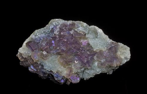 Fluorapatite<br />Mina Foote Lithium Co. (Mina Foote), Distrito Kings Mountain, Condado Cleveland, North Carolina, USA<br />4.0 x 2.5  cm<br /> (Author: am mizunaka)