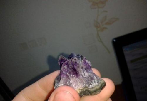 Quartz (variety quartz amethyst)<br />Rio Grande do Sul, Brasil<br /><br /> (Author: Jackman)