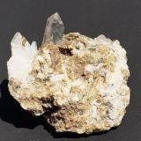 Quartz (variety rock crystal)Klammalm, Navis, Distrito Innsbruck-Land, Tirol Norte, Tirol, Austria5 x 4,5 cm (Author: Volkmar Stingl)