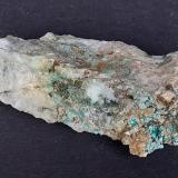 Theisite, Malachite, DolomiteDistrito minero Ringenwechsel, Troi, Distrito Schwaz, Valle Inn, Tirol Norte, Tirol, Austria7,5 x 4 cm (Author: Volkmar Stingl)