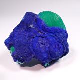 Azurite, MalachiteMina Morenci, Morenci, Distrito Copper Mountain, Montes Shannon, Condado Greenlee, Arizona, USA54 mm x 48 mm x 30 mm (Author: Don Lum)