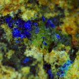 Azurite, Zincolivenite, RomanechiteGalería Stocker, distrito minero Silberberg, Reith im Alpbachtal, Distrito Kufstein, Valle Inn, Tirol Norte, Tirol, Austria5,5 x 3,5 cm (Author: Volkmar Stingl)