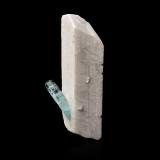 Beryl (variety aquamarine)Chhappu, Distrito Shigar, Gilgit-Baltistan (Áreas del Norte), Paquistán10 x 7 x 23.5 cm / main crystal: 8.5 cm (Author: MIM Museum)