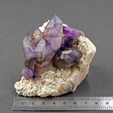 AmethystZona Brandberg, Región Erongo, NamibiaSpecimen size 9 cm (Author: Tobi)