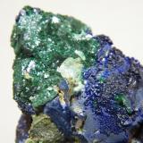 Azurite and MalachiteMina Tsumeb, Tsumeb, Región Otjikoto, Namibia70x80x40mm (Author: Heimo Hellwig)