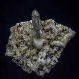 Quartz, Ankerite, PyriteMina Mésage, Saint-Pierre-de-Mésage, Vizille, Grenoble, Isère, Auvergne-Rhône-Alpes, Francia8.5 x 7.6 cm (Author: am mizunaka)