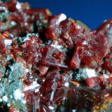 Rejalgar<br />Mina Jiepaiyu (Mina Shimen), Shimen County, Prefectura Changde, Hunan, China<br />Cristales de 1 cm.<br /> (Autor: Antonio P. López)