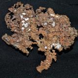 Copper<br />Ray Mines, Scott Mountain area, Mineral Creek District, Dripping Spring Mountains, Pinal County, Arizona, USA<br />9.5x7.5x1 cm<br /> (Author: Joseph DOliveira)