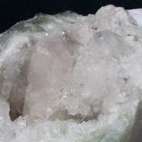 Calcite and QuartzTúnel Baimashan (obras), Qianbaxia, Wuyishan, Prefectura Nanping, Provincia Fujian, China6 x 5 cm (Author: Volkmar Stingl)